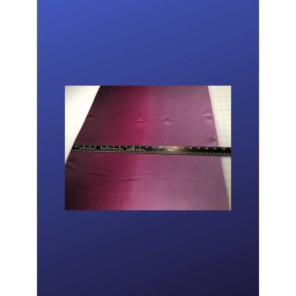ECHO Shawl Wrap Cape, 100% Silk, Oversized, PURPLE OMBRE Dip Dye, NWOT - Picture 5 of 9